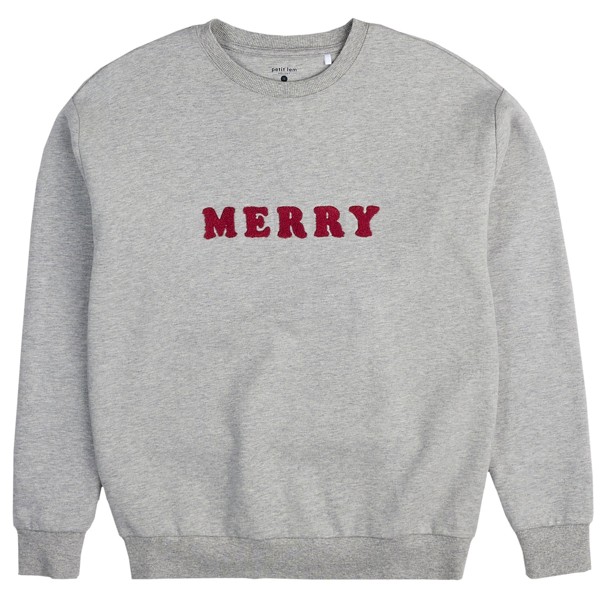 Petit Lem Ladies Sweatshirt Knit | Medium Heather Grey