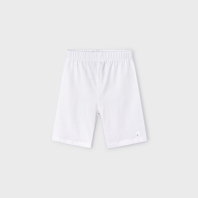 Mayoral Basic Cyclist Pants | White