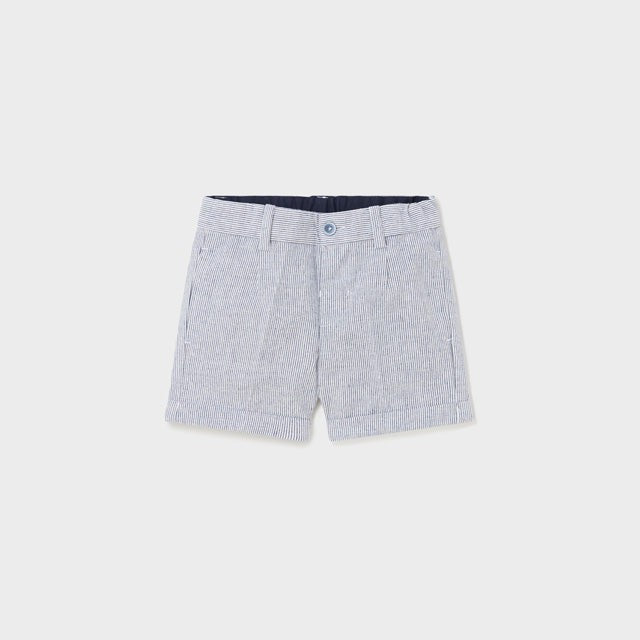 Mayoral Linen Dressy Shorts | Navy