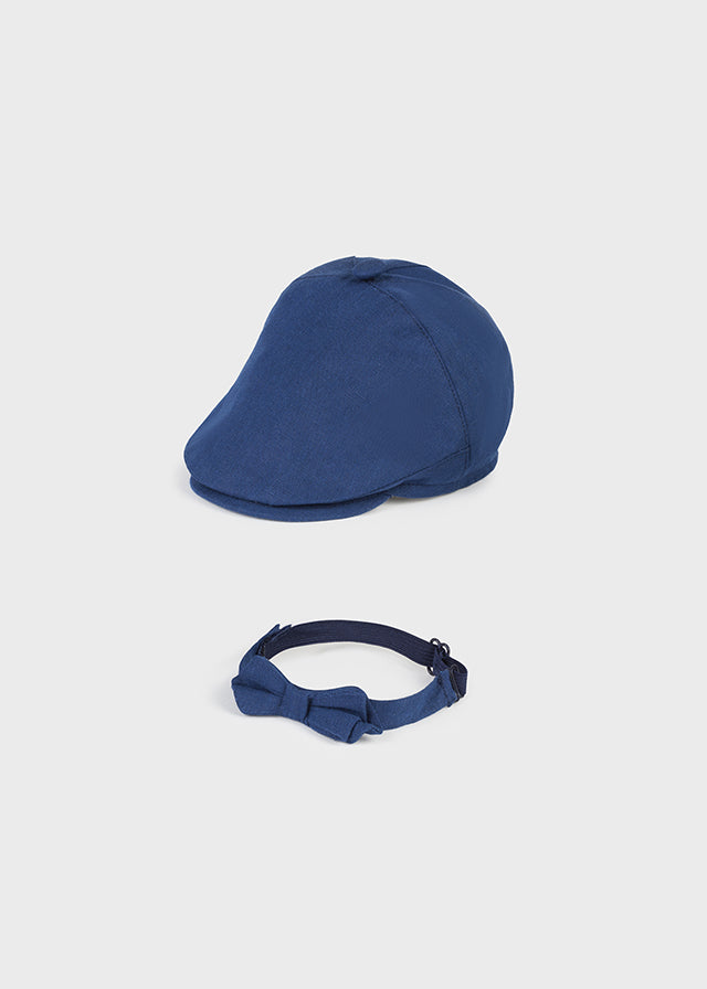 Mayoral Flat Cap & Bowtie Set | Navy