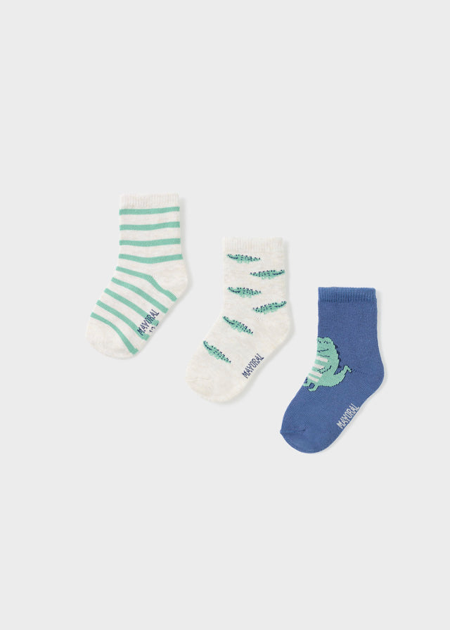 Mayoral Set Of 3 Socks | Indigo