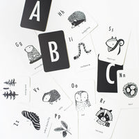 Wee Gallery Woodland Alphabet Cards