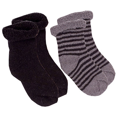 Kushies 2 Pack Terry Newborn Socks