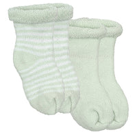 Kushies 2 Pack Terry Newborn Socks