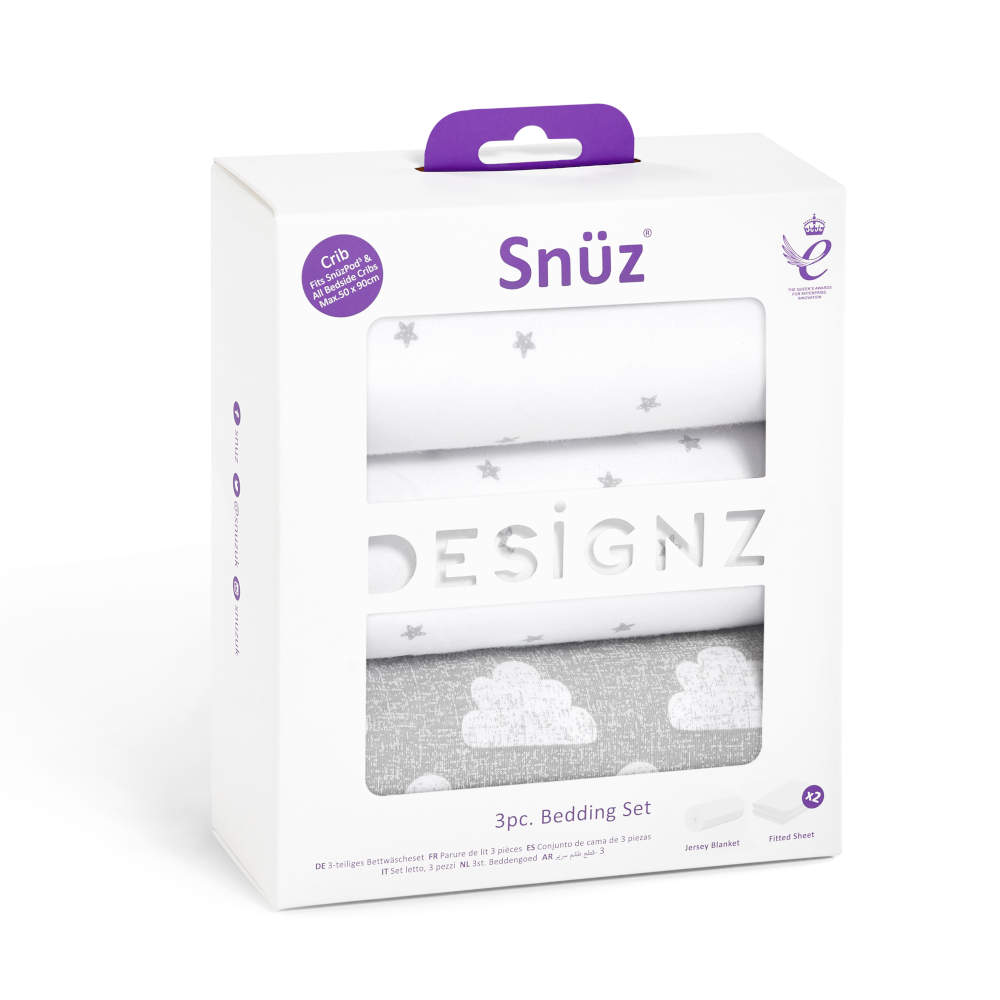 SnüzPod 3-Piece Crib Bedding Set