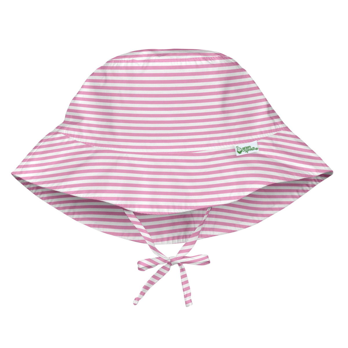 Green Sprouts, Inc- Bucket Sun Protection Hat- Light Pink Pinstripe