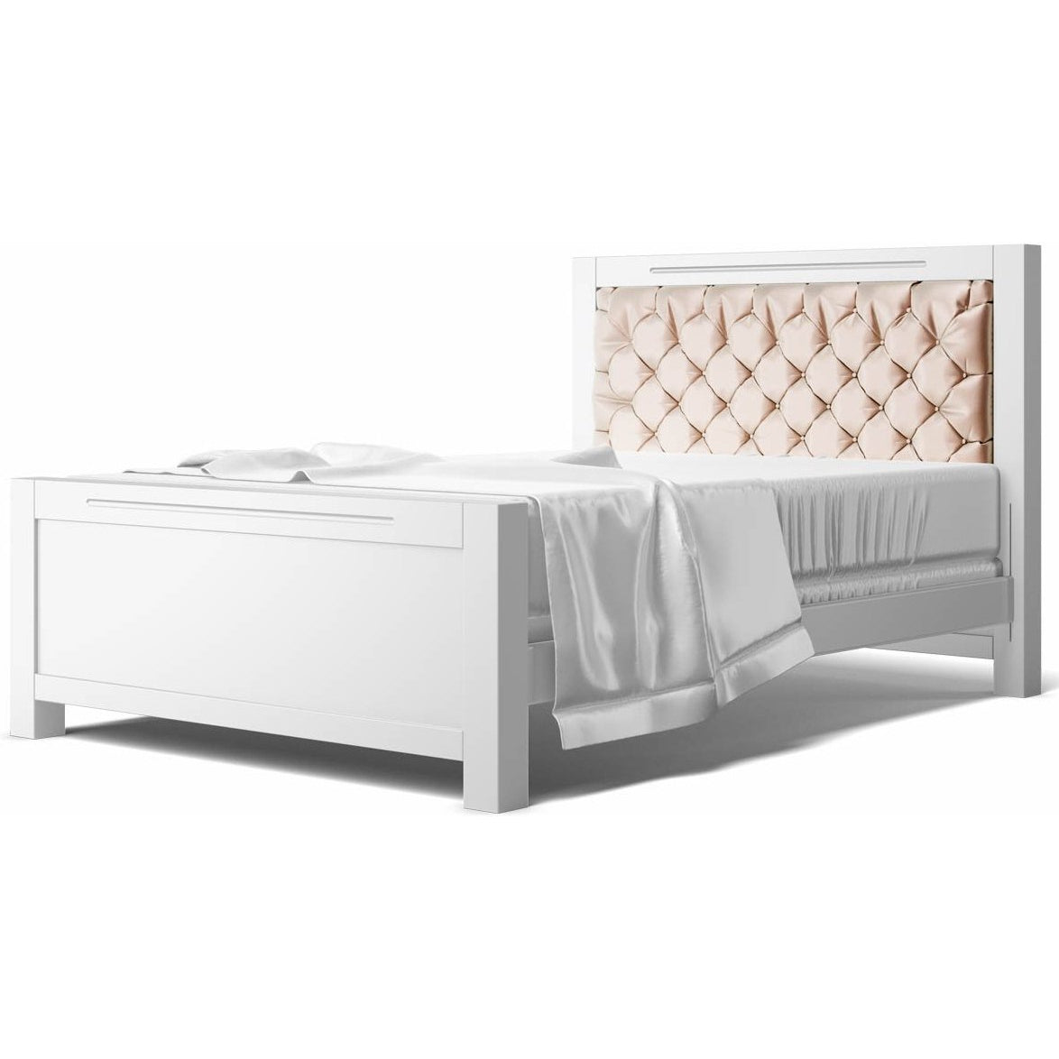 Romina Ventianni Full Bed (Tufted Headboard)