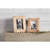 Mud Pie Woven Picture Frame