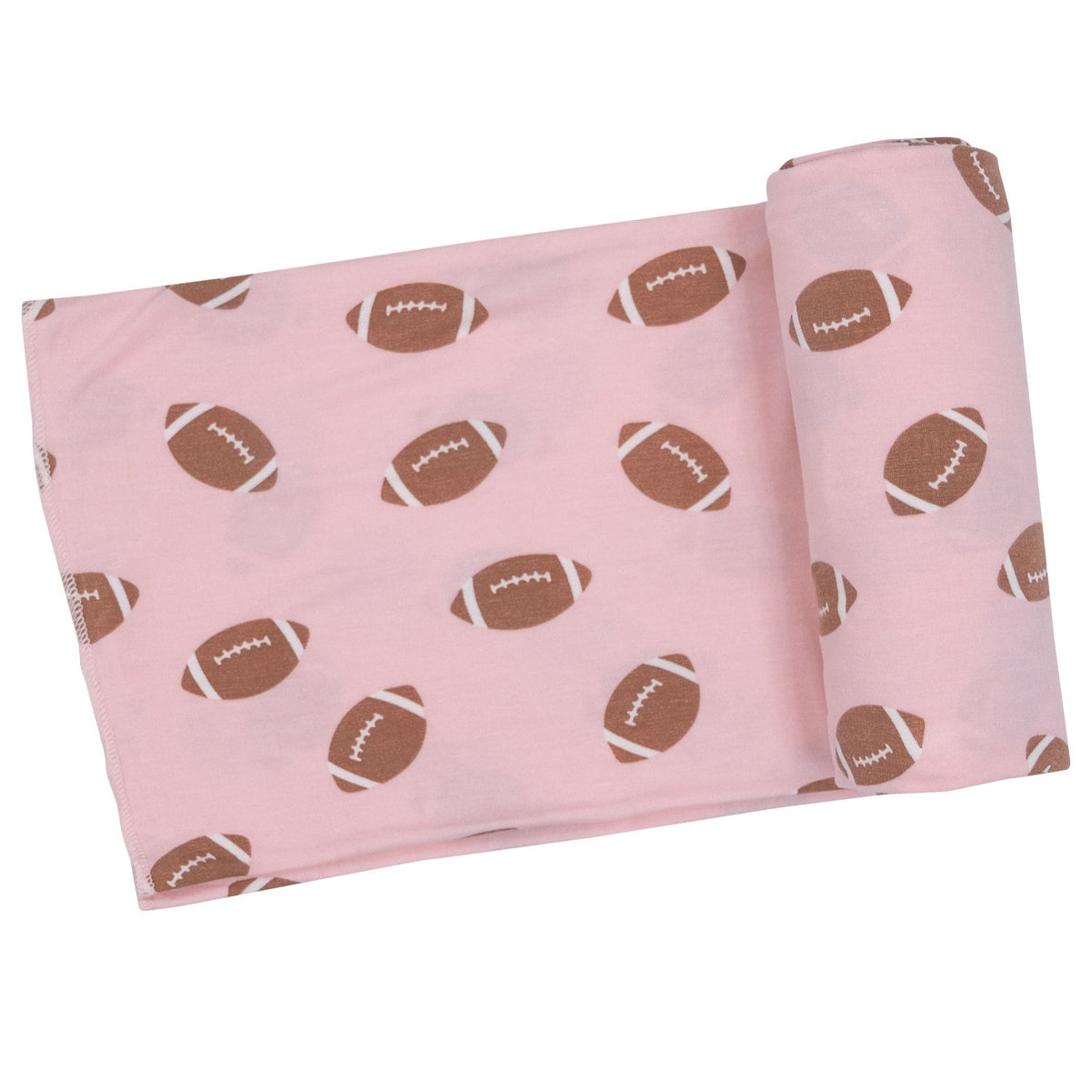 Angel Dear Football Pink Swaddle Blanket