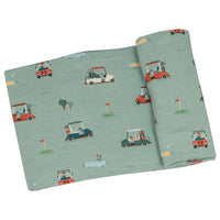 Angel Dear Golf Carts Swaddle Blanket