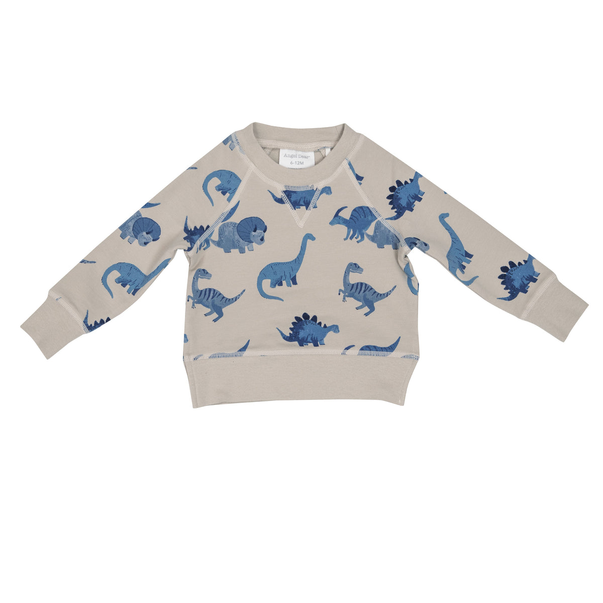 Angel Dear Dino French Terry Raglan Sweatshirt and Jogger Set