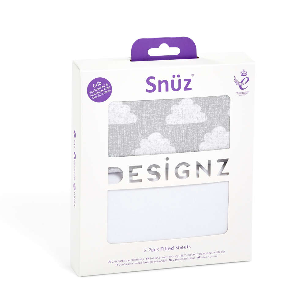 SnüzPod Twin Pack Crib Sheets