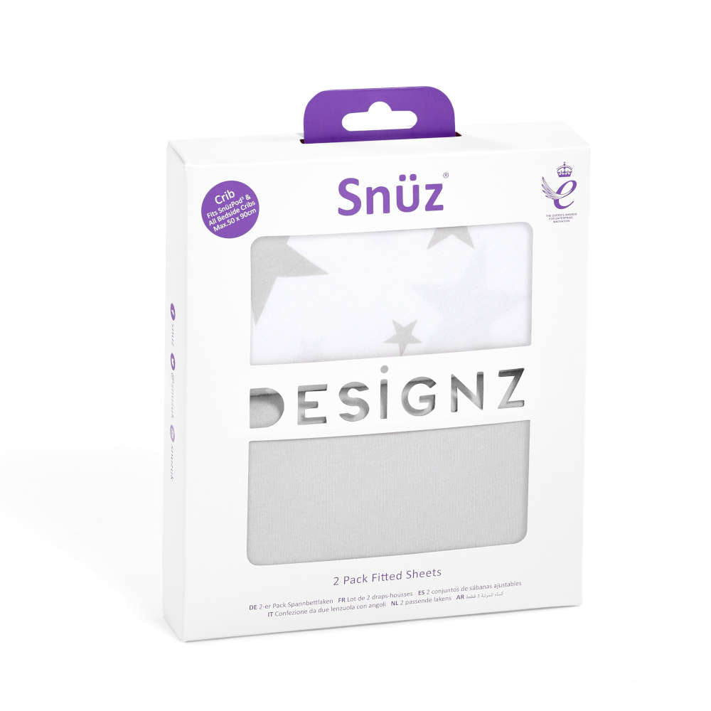 SnüzPod Twin Pack Crib Sheets