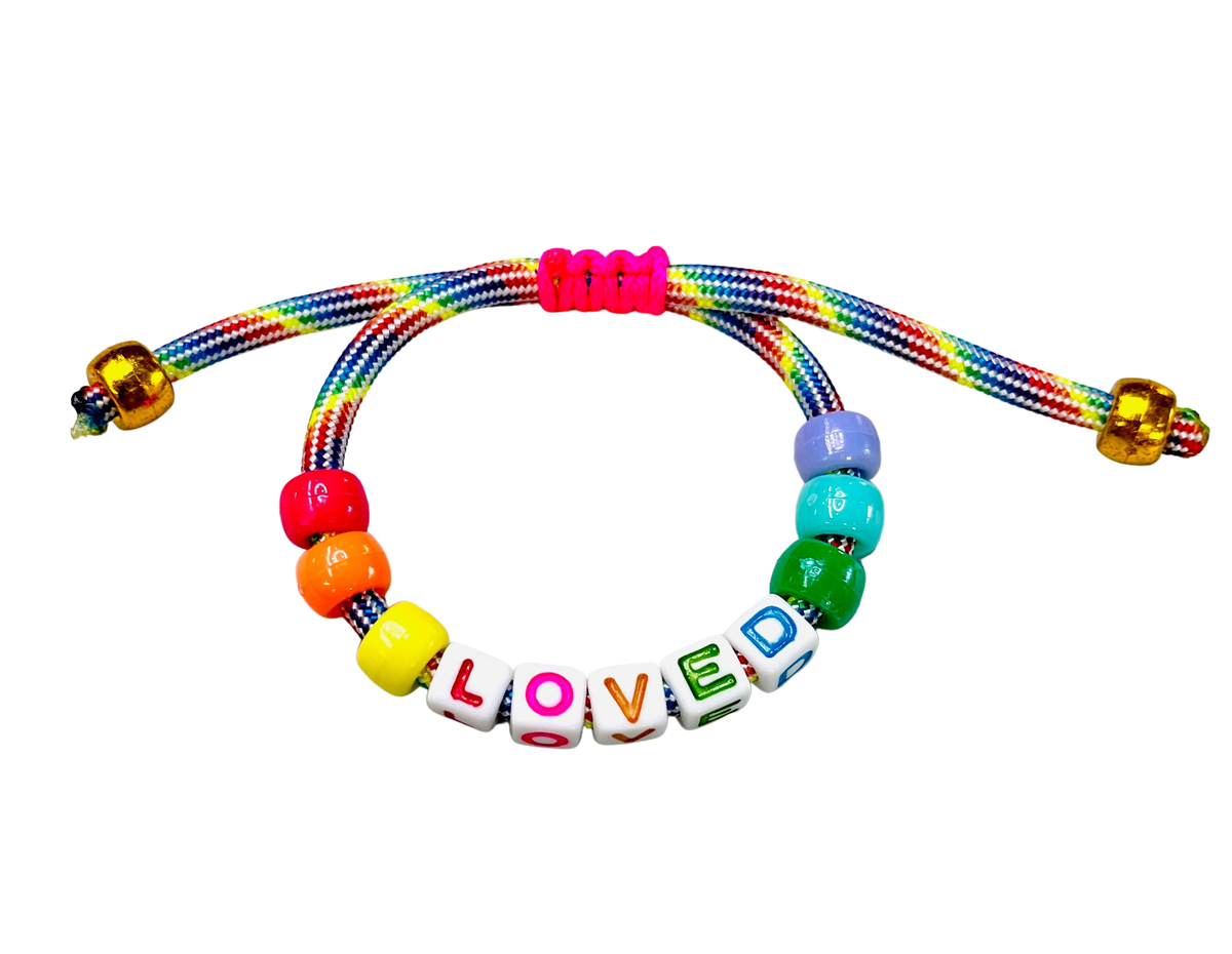 Sadie's Moon Paracord Beaded Bracelet - Kids or Adults