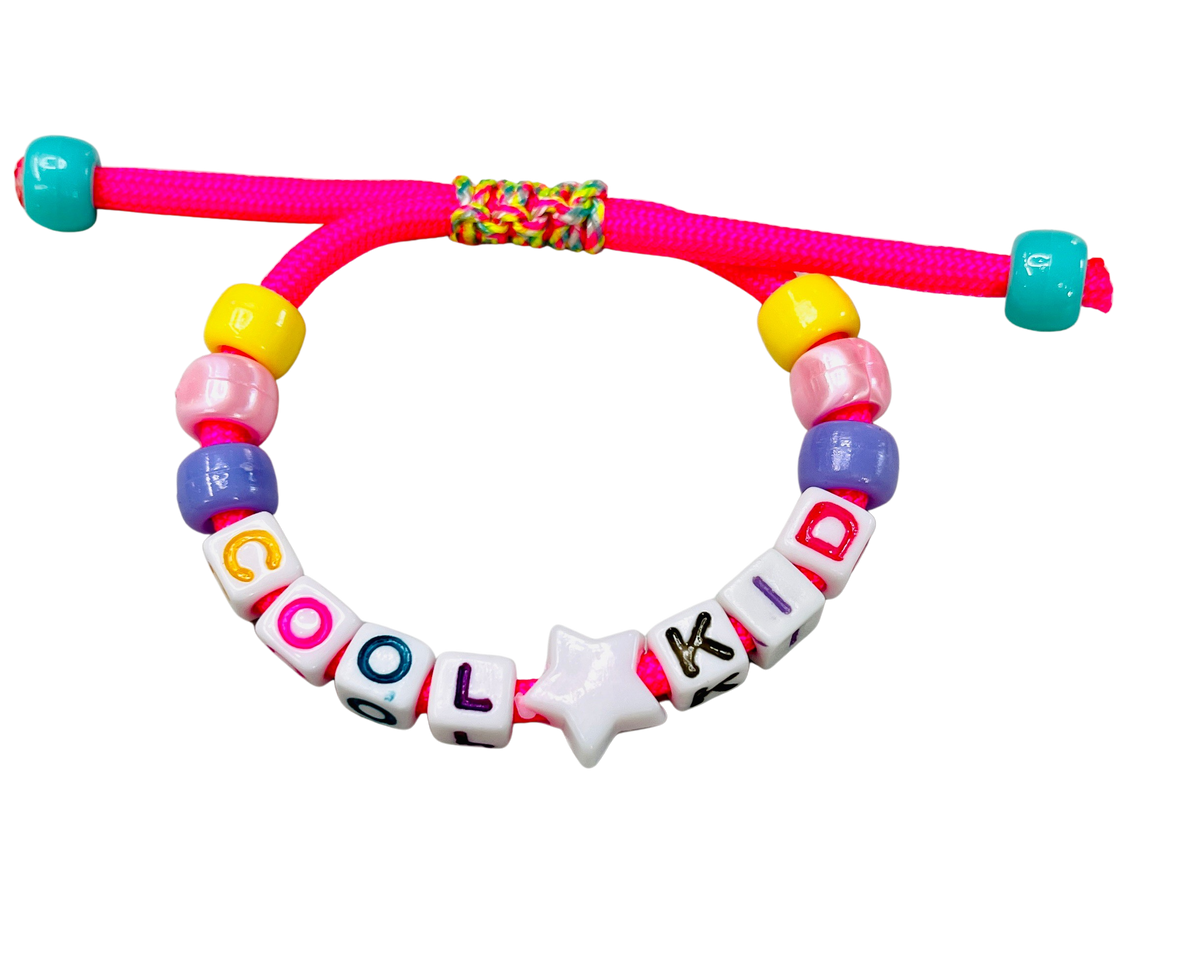 Sadie's Moon Paracord Beaded Bracelet - Kids or Adults