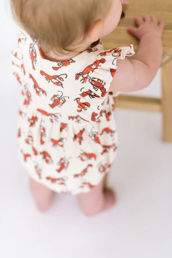 Betsy Romper in Crawfish