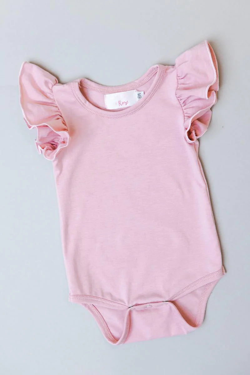 Mila & Rose S/S Flutter Bodysuit