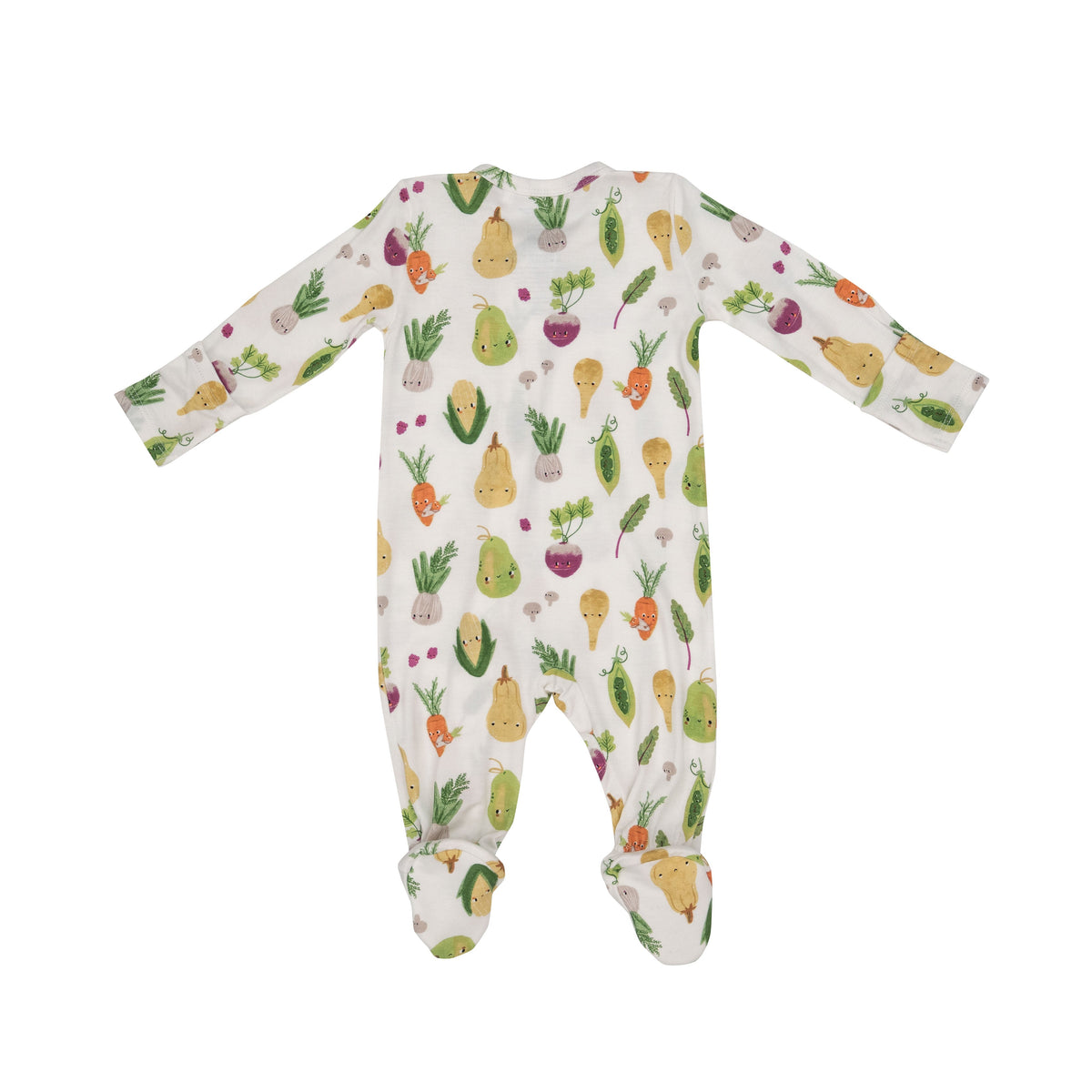 Angel Dear Baby Vegetables 2-Way Zipper Footie