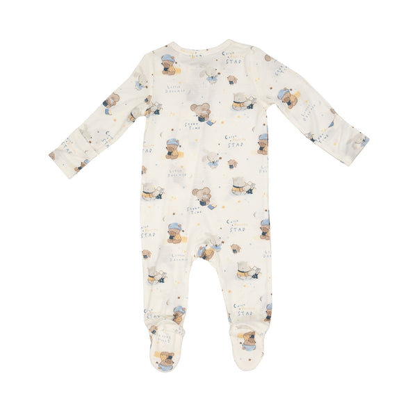 Angel Dear Bedtime Story Animals 2-Way Zipper Footie