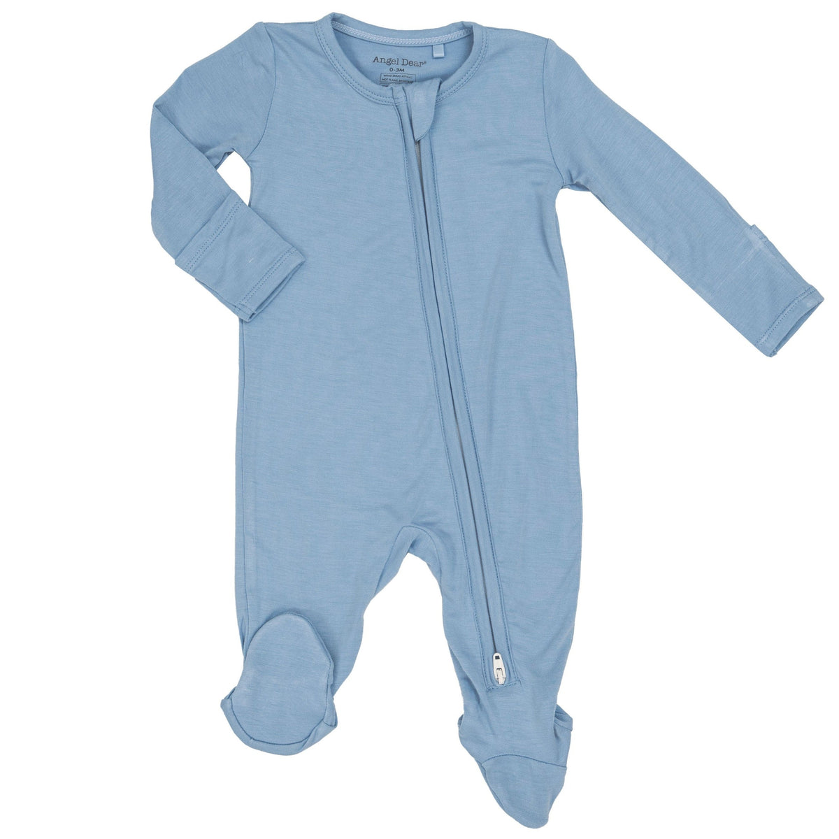 Angel Dear Light Blue 2-Way Zipper Footie