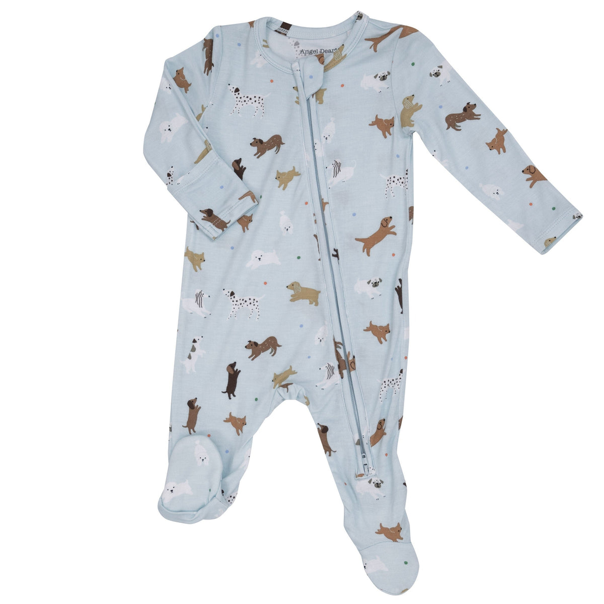 Angel Dear Doggies 2-Way Zipper Footie