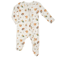 Angel Dear Woodland Swaddle Babies 2-Way Zipper Footie