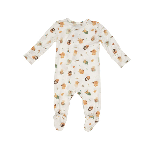 Angel Dear Woodland Swaddle Babies 2-Way Zipper Footie