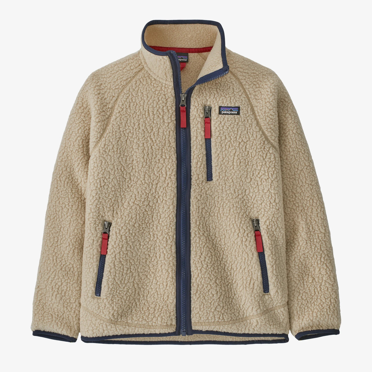 Patagonia Boys' Retro Pile Fleece Jacket - El Cap Khaki