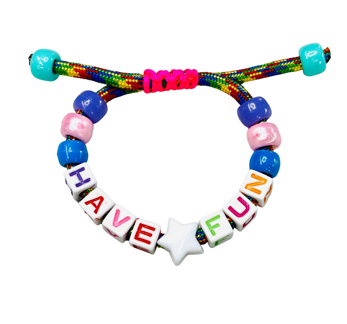 Sadie's Moon Paracord Beaded Bracelet - Kids or Adults