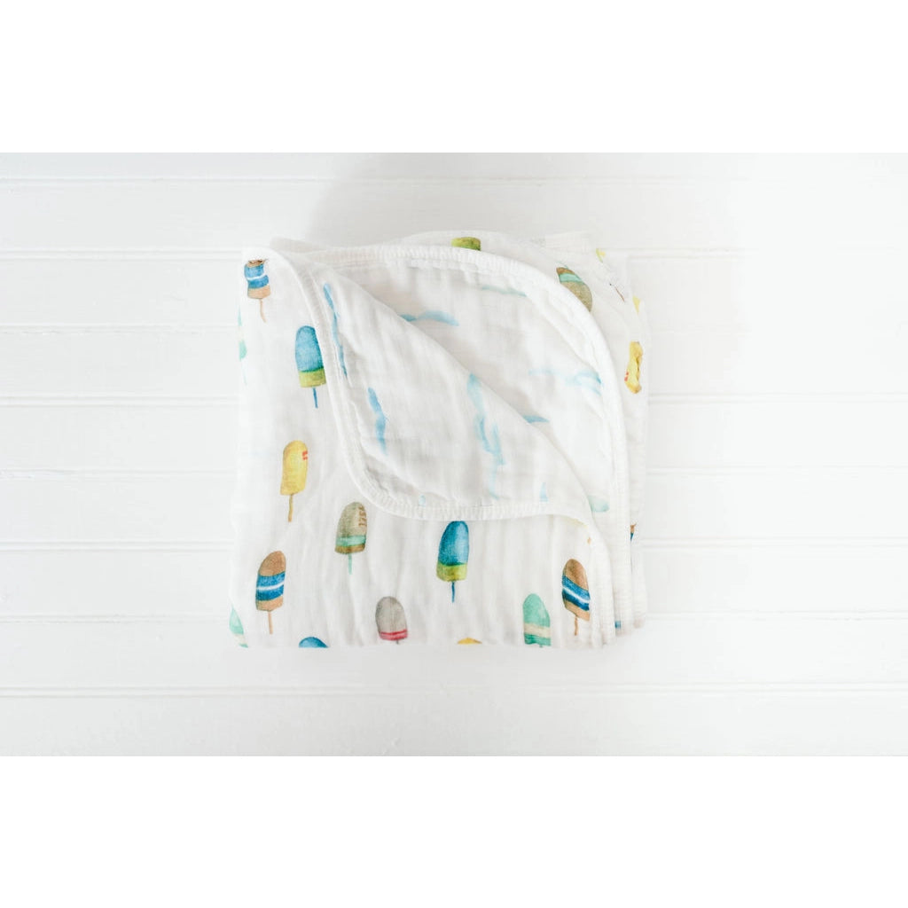 Emmy + Olly Waves and Buoys Muslin Quilt