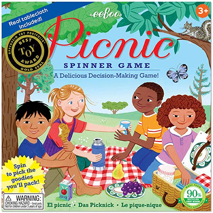 eeBoo Picnic Spinner Game