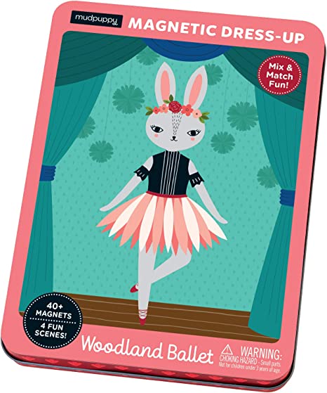 Mudpuppy Magnetic Dress Up Set - Woodland Ballet