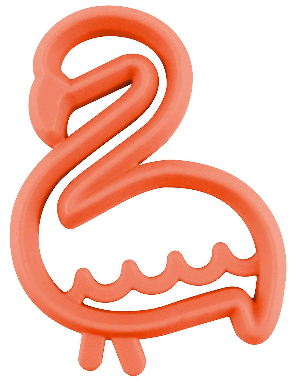 Itzy Ritzy Teething Happens Silicone Teether Flamingo