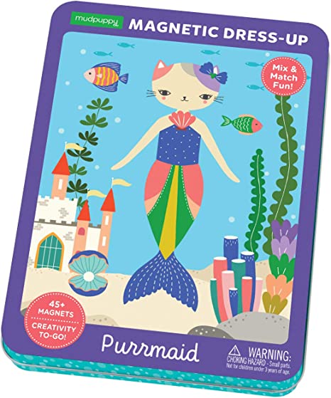 Mudpuppy Magnetic Dress Up Set - Purrmaid