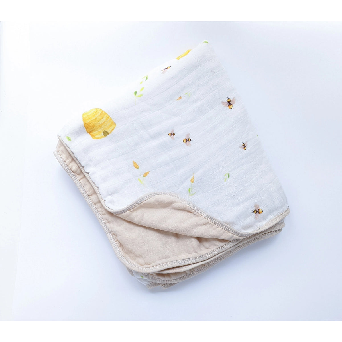 Emmy + Olly Busy Bees Muslin Quilt