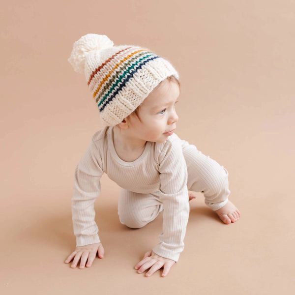 The Blueberry Hill Retro Stripe Hat