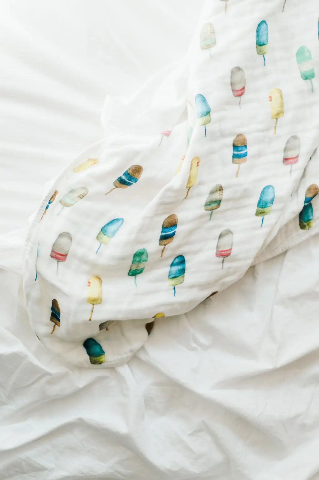 Emmy + Olly Waves and Buoys Muslin Quilt