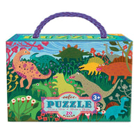 eeBoo Dinosaur Meadow 20 Pc Puzzle