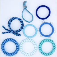 Copy of Hair Ties Color Pop Set- Aqua