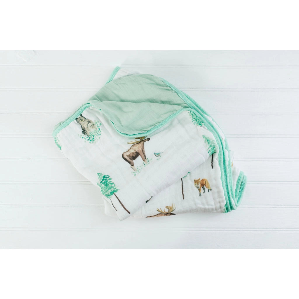 Emmy + Olly Woodland Muslin Quilt