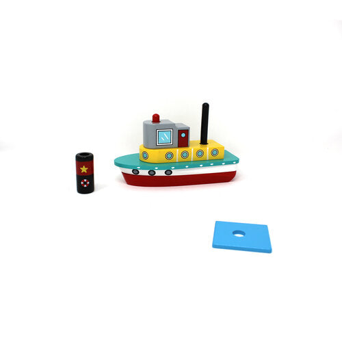 Jack Rabbit Creations Stack N' Play Tugboat