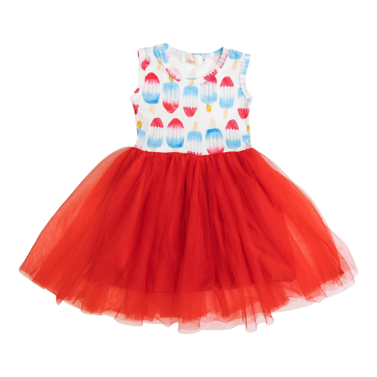 Mila & Rose - Red, White & Cute Tank Tutu Dress