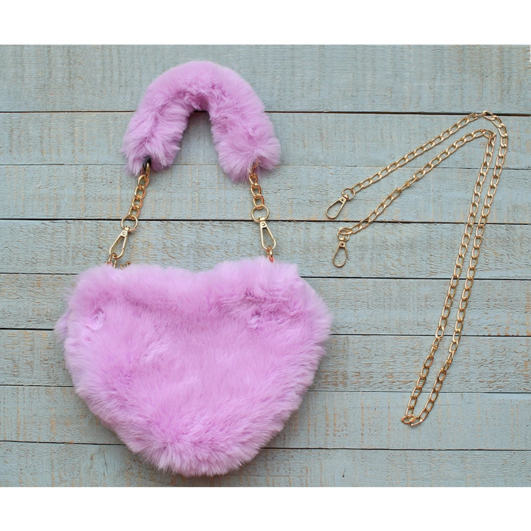 Sparkle Sisters Furry Heart Purse