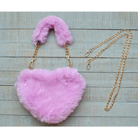 Sparkle Sisters Furry Heart Purse