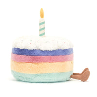 Jellycat Amuseable Rainbow Birthday Cake Medium