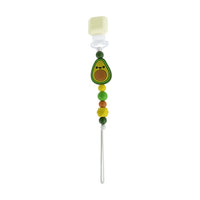 Loulou Lollipop Avocado Pacifier Clip