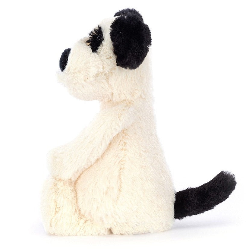 Jellycat Bashful Black & Cream Puppy Small