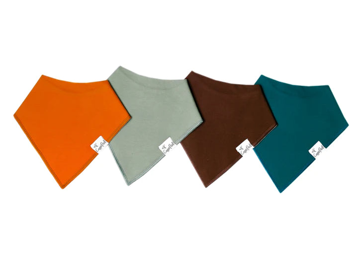 Copper Pearl Bandana Bibs- Blaze