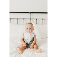 Copper Pearl Baby Bandana Bibs | Rex