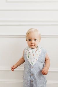 Copper Pearl Baby Bandana Bibs | Peanut